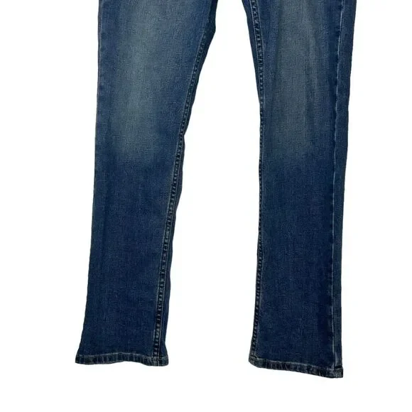 HOLLISTER Mens Epic Flex Blue Jeans 28 W x 30 L Slim Straight Leg Denim - Picture 5 of 9